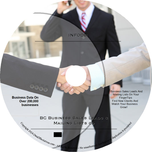 BC Liste Des Entreprises - 240,000 listes d'entreprises et 79,000 listes de courriels.